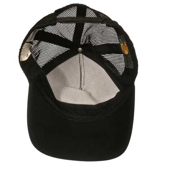 Bass Pro Shops Youth Black Mesh Trucker Hat Adjustable Snapback Fishing Logo - Picture 3 of 10